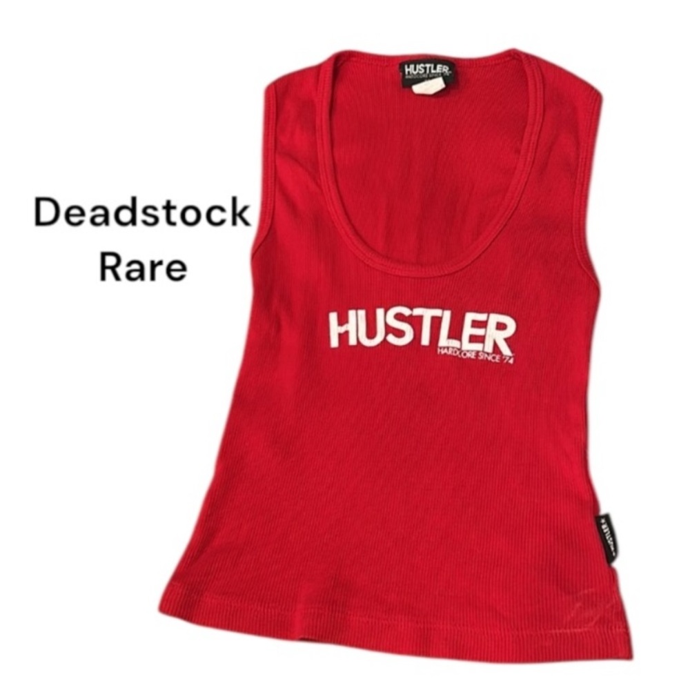 ULTRA RARE Hustler Hollywood Tank - Larry Flint Era VTG